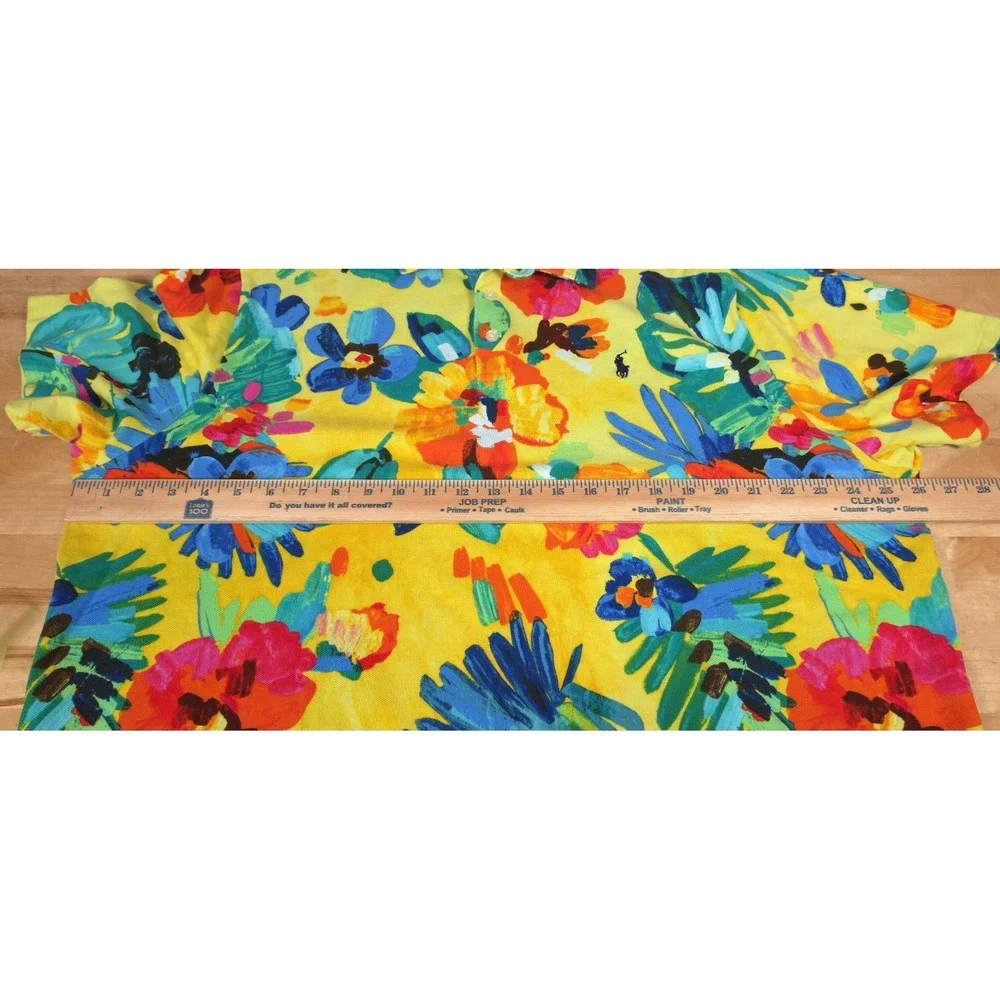 Polo Ralph Lauren Floral All Over 2XL Classic Fit Short Sleeve Pique Polo Shirt